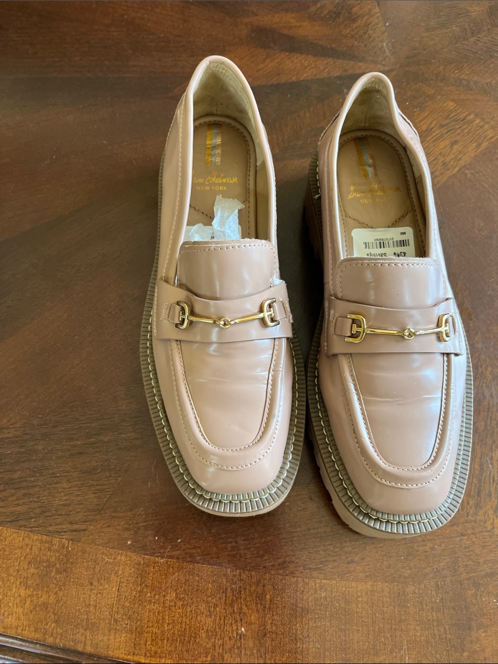 Sam Edelman Men’s Blush Leather Bit Loafers